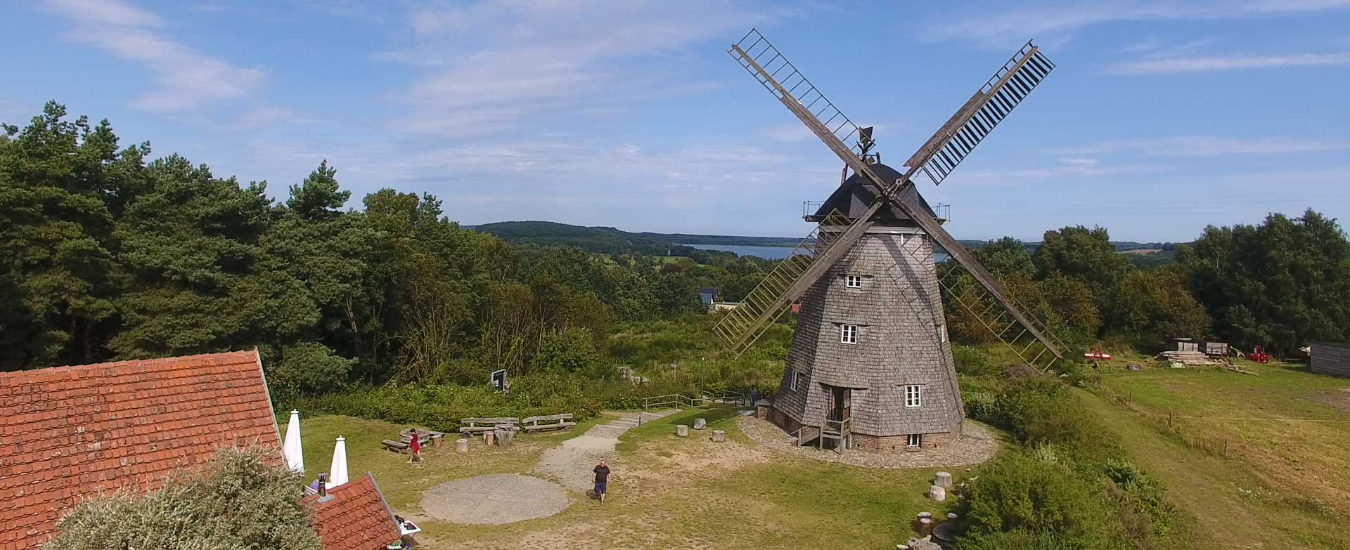 Ausflugsziel Holländer Windmühle in Benz auf Usedom 